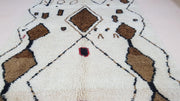 Tapis Azilal fait main, 250 x 130 cm || 8,2 x 4,27 pieds - KENZA & CO