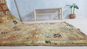 Vieux tapis Boujaad, 290 x 130 cm || 9.51 x 4.27 pieds - KENZA & CO