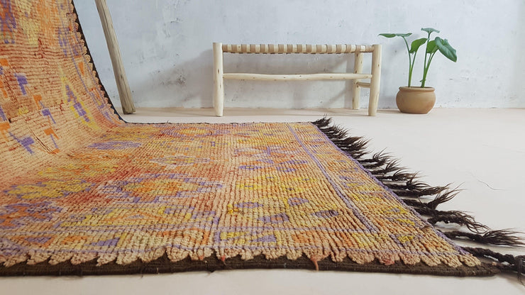Vieux tapis Boujaad, 265 x 155 cm || 8,69 x 5,09 pieds - KENZA & CO