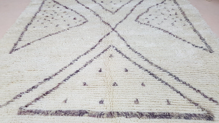 Grand tapis Beni Ouarain, 305 x 180 cm || 10,01 x 5,91 pieds - KENZA & CO