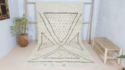 Grand tapis Beni Ouarain, 305 x 180 cm || 10,01 x 5,91 pieds - KENZA & CO