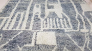 Grand tapis Beni Ouarain, 290 x 210 cm || 9,51 x 6,89 pieds - KENZA & CO