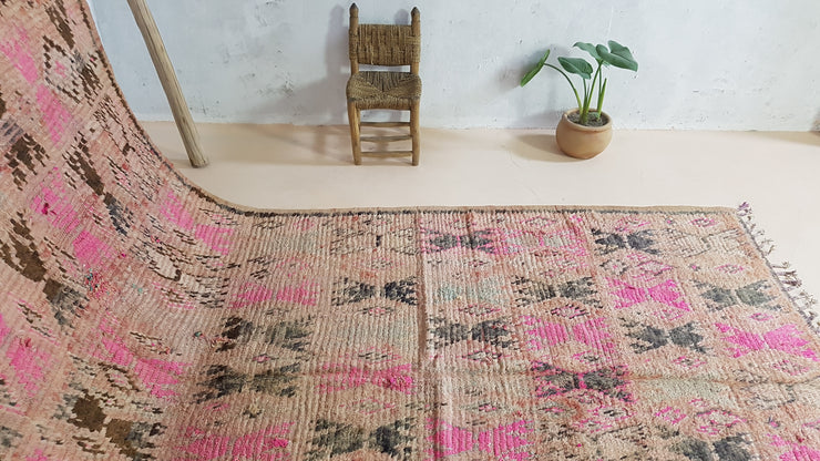 Vieux tapis Boujaad, 370 x 175 cm || 12,14 x 5,74 pieds