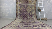 Vieux tapis Boujaad, 420 x 175 cm || 13,78 x 5,74 pieds - KENZA & CO