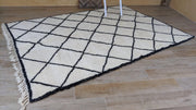 Grand tapis Beni Ouarain, 290 x 215 cm || 9,51 x 7,05 pieds - KENZA & CO