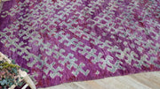 Vieux tapis Boujaad, 400 x 190 cm || 13,12 x 6,23 pieds - KENZA & CO