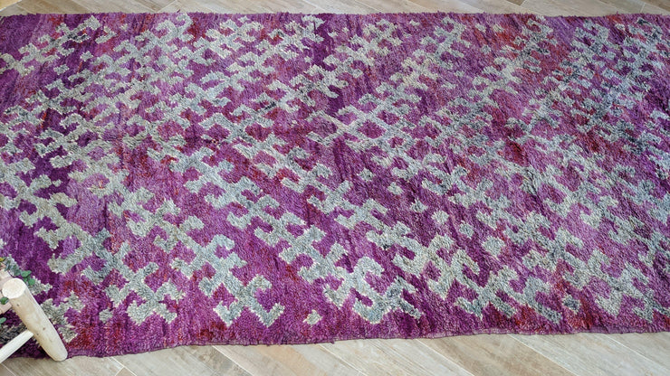 Vieux tapis Boujaad, 400 x 190 cm || 13,12 x 6,23 pieds - KENZA & CO