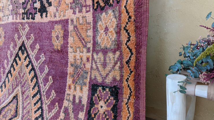 Vieux tapis Boujaad, 365 x 185 cm || 11,98 x 6,07 pieds - KENZA & CO