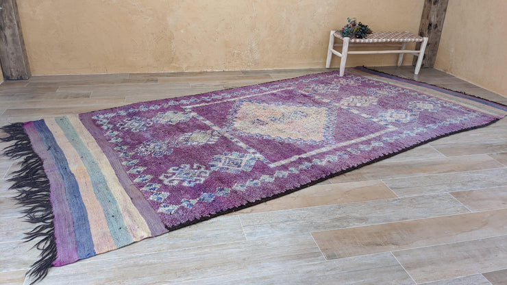 Vieux tapis Boujaad, 380 x 180 cm || 12.47 x 5.91 pieds - KENZA & CO