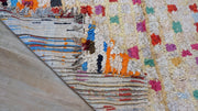 Vieux Tapis Boucherouite - 215 x 115 cm || 7.05 x 3.77 pieds - KENZA & CO
