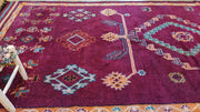 Vieux tapis Boujaad, 530 x 220 cm || 17.39 x 7.22 pieds - KENZA & CO