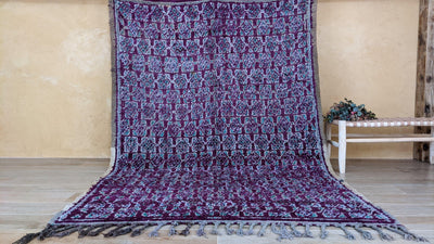 Vieux tapis Beni MGuild, 275 x 175 cm || 9,02 x 5,74 pieds - KENZA & CO