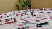 Grand tapis Boucherouite, 275 x 170 cm || 9,02 x 5,58 pieds - KENZA & CO