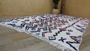 Grand tapis Boucherouite, 270 x 180 cm || 8,86 x 5,91 pieds - KENZA & CO