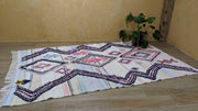 Grand tapis Boucherouite, 300 x 185 cm || 9,84 x 6,07 pieds - KENZA & CO