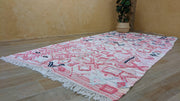 Grand tapis Boucherouite, 295 x 155 cm || 9,68 x 5,09 pieds - KENZA & CO