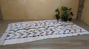 Grand tapis Boucherouite, 305 x 180 cm || 10,01 x 5,91 pieds - KENZA & CO