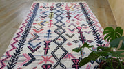 Grand tapis Boucherouite, 305 x 175 cm || 10,01 x 5,74 pieds - KENZA & CO