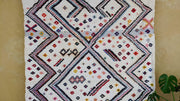 Grand tapis Boucherouite, 295 x 183 cm || 9,68 x 6 pieds - KENZA & CO