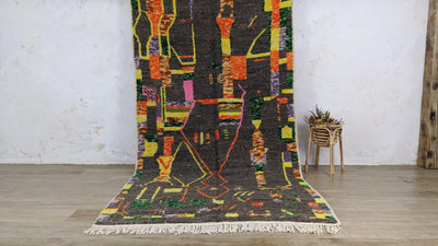 Tapis Azilal fait main, 250 x 145 cm || 8,2 x 4,76 pieds - KENZA & CO