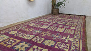 Vieux tapis Boujaad, 335 x 150 cm || 10.99 x 4.92 pieds - KENZA & CO